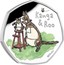 UK 50 Pence (Kanga and Roo) KANGA & ROO ©DISNEY coin reverse