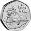 UK 50 Pence (Kanga and Roo) KANGA & ROO ©DISNEY coin reverse