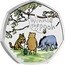 UK 50 Pence Winnie The Pooh and Friends Coloured 2022 Brilliant Uncirculated (BU) WINNIE THE POOH ©DISNEY coin reverse