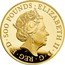 UK 500 Pounds (Lion of England Piedfort) ELIZABETH II D G REG F D 500 POUNDS J.C coin obverse