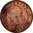 Argentina Centavo Capped Liberty 1895 KM# 32 REPUBLICA ARGENTINA 1883 coin obverse