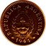 Argentina Centavo Coat of Arms 1944 KM# 37 REPUBLICA ARGENTINA 1940 coin obverse
