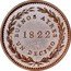 Argentina Decimo Coat of Arms Buenos Aires 1822 KM# 1 BUENOS AYRES 1822 UN DECIMO coin obverse