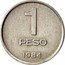 Argentina Peso Capitol Building 1984 KM# 91 1 PESO 1984 coin reverse
