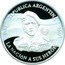 Argentina Peso 25th Anniversary Malvinas Islands Occupation 2007 Proof KM# 153 REPUBLICA ARGENTINA 1982 2207 LA NACION A SUS HEROES coin obverse