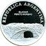 Argentina Peso Bicentennial Glacier Perito Moreno 2010 Proof KM# 170 REPÚBLICA ARGENTINA GLACIAR PERITO MORENO coin obverse