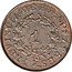Argentina Real Wreath Buenos Aires 1854 KM# 10 PROVINCIA DE BUENOS AYRES 1 coin obverse