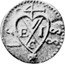 Malaysia 1/10 Dollar Malay Peninsula 1788 rosette KM# 5.2 1788 coin obverse