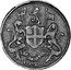 Malaysia 1/2 Cent (1/2 Pice) Malay Peninsula 1828 Wreath varies from 21 to 26 lily cups KM# 13 1828 coin obverse