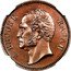 Malaysia Half Cent James Brooke Sarawak 1863 Proof KM# 2a J. BROOKE RAJAH coin obverse