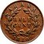 Malaysia Half Cent Charles J. Brooke Sarawak 1870 KM# 5 SARAWAK HALF CENT 1870 coin reverse