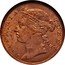 Malaysia 1/2 Cent Victoria Straits Settlements 1889 KM# 15 VICTORIA QUEEN coin obverse