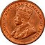 Malaysia 1/2 Cent George V Straits Settlements 1916 KM# 28 GEORGE V KING AND EMPEROR OF INDIA coin obverse
