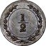 Malaysia 1/2 Cent Zainal Abidin III Malay Peninsula AH1325 KM# 18 1/2 coin reverse
