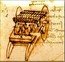 Niue 1 Dollar The da Vinci Codex. Organ Cannon 2011 Proof KM# 526 coin reverse