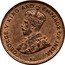 Malaysia 1/4 Cent George V Straits Settlements 1916 KM# 27 GEORGE V KING AND EMPEROR OF INDIA coin obverse