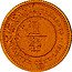 Malaysia 1/4 Cent Victoria Trial Strike 1891  KM#Pn6 KM# Pn6 STRAITS SETTLEMENTS 1/4 QUARTER CENT 1898 coin reverse