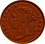 Malaysia 1 Cent Victoria Pattern 1891  KM#Pn10 KM# Pn10 VICTORIA QUEEN coin obverse