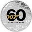 Tuvalu 1 Dollar (60 years of James Bond) 007 TM 60 YEARS OF BOND coin reverse