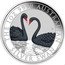 Australia 1 Dollar (Australian Silver Swan Coloured) JM P THE 1 OZ 9999 AUSTRALIAN SILVER SWAN coin reverse