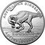 Australia 1 Dollar (Australovenator) AUSTRALIAN DINOSAURS 1 DOLLAR AUSTRALOVENATOR coin reverse