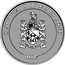 Tuvalu 1 Dollar (Elizabeth II Bond Family Crest) SIXTY YEARS OF JAMES BOND 60 ORBIS NON SUFFICIT 007 TM coin reverse