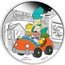Tuvalu 1 Dollar (Krustylu Studios) P KRUSTYLU S OS SCRATCHY & ITCHY MATT GROENING ©20TV coin reverse