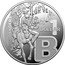 Australia 1 Dollar Letter B 2022  Proof - 26 Coin Set BUSHRANGERS 1 DOLLAR B coin reverse