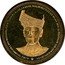 Malaysia 1 Ringgit Agong XIV Accession 2012  Brilliant Uncirculated ALMU'TASMU BILLAHI MUHIBBUDDIN TUANKU ALHAJ MU'ADZAM SHAH IBNI ALMARHUM SULTAN BADLISHAH coin obverse