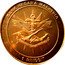 Malaysia 1 Ringgit Agong XIV Armed Forces Anniversary 2013  BU in official coin card BANK NEGARA MALAYSIA 1 RINGGIT coin obverse