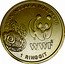Malaysia 1 Ringgit Agong XIV WWF 2011  BANK NEGARA MALAYSIA WWF 1 RINGGIT coin obverse