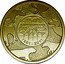 Malaysia 1 Ringgit Agong XIV WWF 2011  50TH ANNIVERSARY 1961-2011 coin reverse