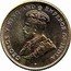 Malaysia Ten Cents George V 1917 KM# 29 GEORGE V KING AND EMPEROR OF INDIA coin obverse