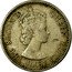 Malaysia 10 Cents Malaya and British Borneo 1956 KM# 2 QUEEN ELIZABETH THE SECOND coin obverse