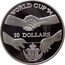 Niue 10 Dollars Football World Cup in United States 1991 Proof KM# 59 WORLD CUP '94 10 DOLLARS coin reverse