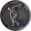 Niue 10 Dollars Olympic Games. Discus Thrower 1991 Proof KM# 56 OLYMPIC GAMES 1992 10 DOLLARS coin reverse