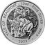 UK 10 Pounds (Elizabeth II Yale of Beaufort) YALE OF BEAUFORT 10 OZ FINE SILVER 999.9 DL 2023 coin reverse