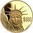 Niue 100 Dollars Statue of Liberty 1997 Proof KM# 84 $100 1/2 OZ .9999 AU coin reverse