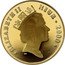 Niue 100 Dollars 50th Anniversary of Peanuts 2000 Proof KM# 119 ELIZABETH II NIUE 2000 PM coin obverse
