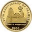 Niue 100 Dollars 50th Anniversary of Peanuts 2000 Proof KM# 119 50TH ANNIVERSARY OF PEANUTS SNOOPY & WOODSTOCK $100 coin reverse