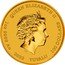 Tuvalu 100 Dollars (Bond Family Crest) QUEEN ELIZABETH II IRB 1OZ 9999 GOLD 2022 TUVALU 100 DOLLARS coin obverse