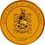 Tuvalu 100 Dollars (Bond Family Crest) SIXTY YEARS OF JAMES BOND 60 ORBIS NON SUFFICIT 007 TM coin reverse