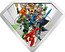 Canada 100 Dollars (Justice League’s Squad) FABOK ANDERSON TM MC & © DC coin reverse