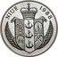 Niue 100 Dollars Navratilova, Graf and Evert 1988 Proof KM# 40 NIUE 1988 coin obverse