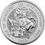 UK 100 Pounds (Elizabeth II Yale of Beaufort) YALE OF BEAUFORT 1OZ FINE PLATINUM 999.5 DL 2023 coin reverse