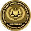 Malaysia 100 Ringgit Coronation of Agong XIII 2007 Proof KM# 184 100 RINGGIT PERTABALAN SERI PADUKA BAGINDA YANG DI-PERTUAN AGONG XIII BANK NEGARA MALAYSIA coin reverse