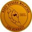 Malaysia 100 Ringgit (75th Anniversary of Taman Negara National Park) BANK NEGARA MALAYSIA TAMAN NEGARA 100 RINGGIT coin obverse