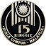 Malaysia 15 Ringgit 15th Southeast Asian Games 1989 Proof KM# 48 KUALA LUMPUR-MALAYSIA 15 RINGGIT coin obverse