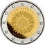 Latvia 2 Euro Glory to Ukraine 2023 SLAVA UKRAINAI! LATVIJA 2023 coin obverse