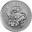 UK 2 Pounds (Yale of Beaufort The Royal Tudor Beasts Frosted) YALE OF BEAUFORT D.L 2023 coin reverse
